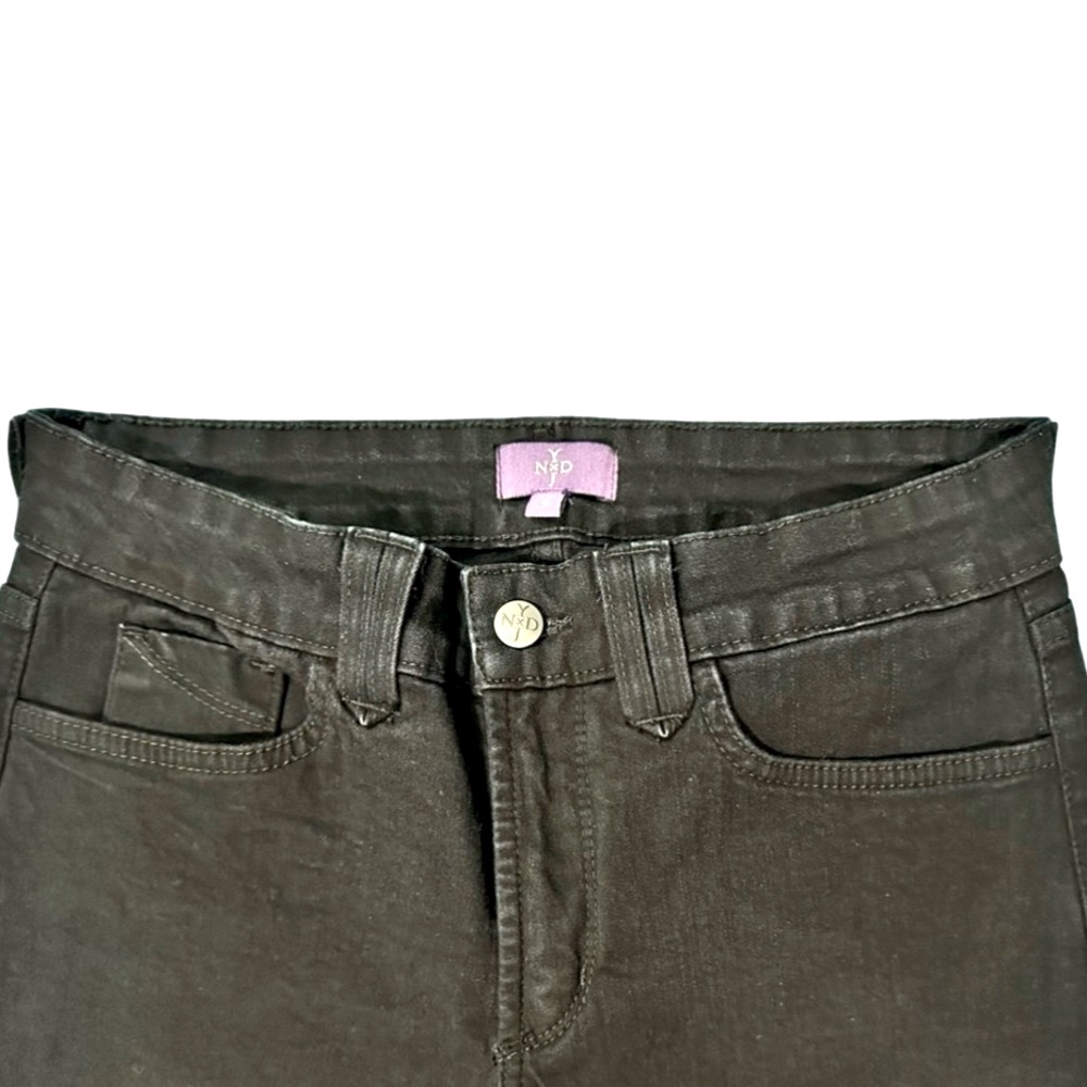 NYDJ Straight Jeans - Black, 6